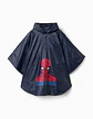 Poncho de chuva com capuz Spider-Man para bebé e menino, azul-escuro - Thumbnail 1