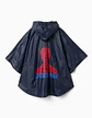 Poncho de chuva com capuz Spider-Man para bebé e menino, azul-escuro - Thumbnail 2