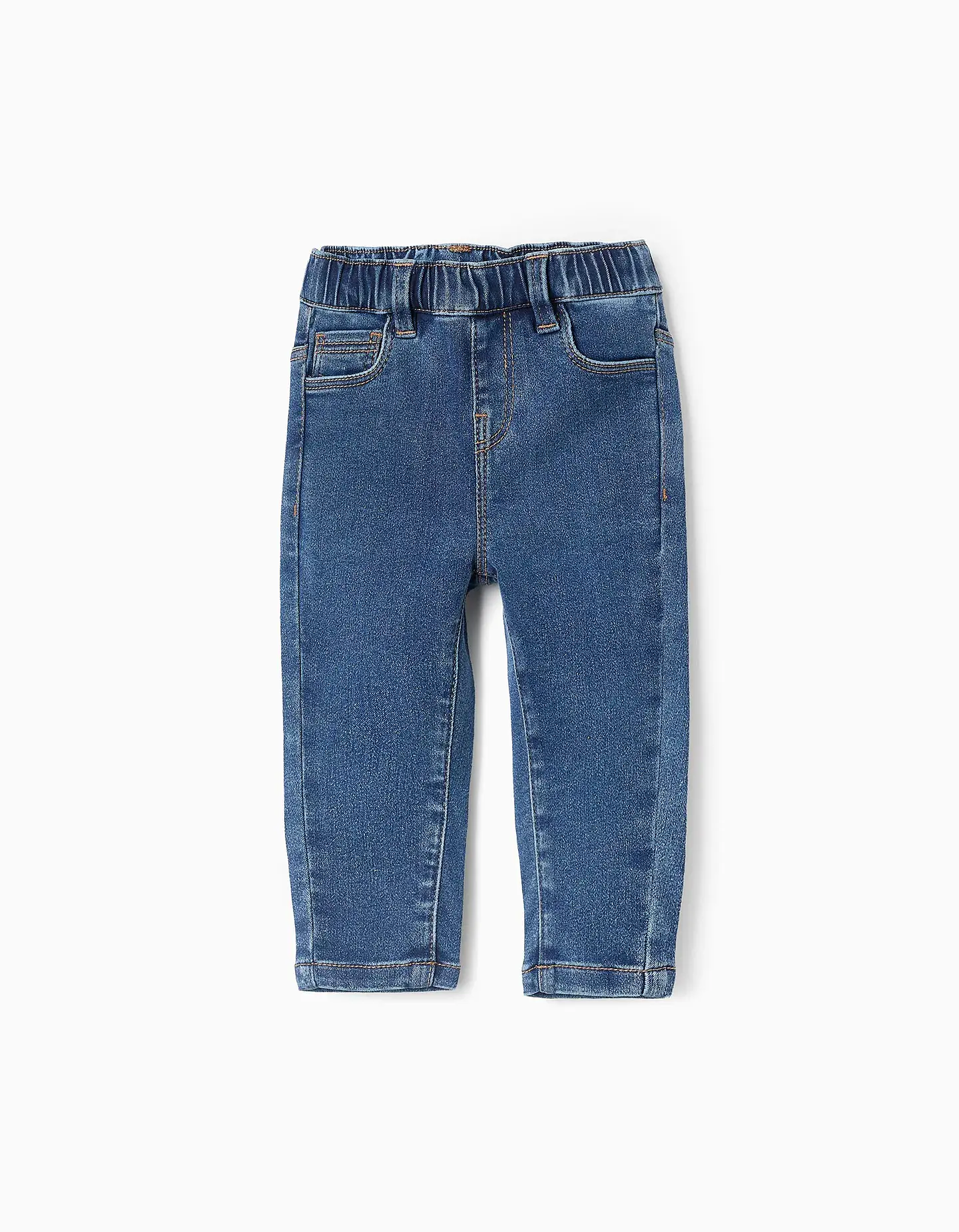 Calças de Ganga para Bebé Menina, Azul 1