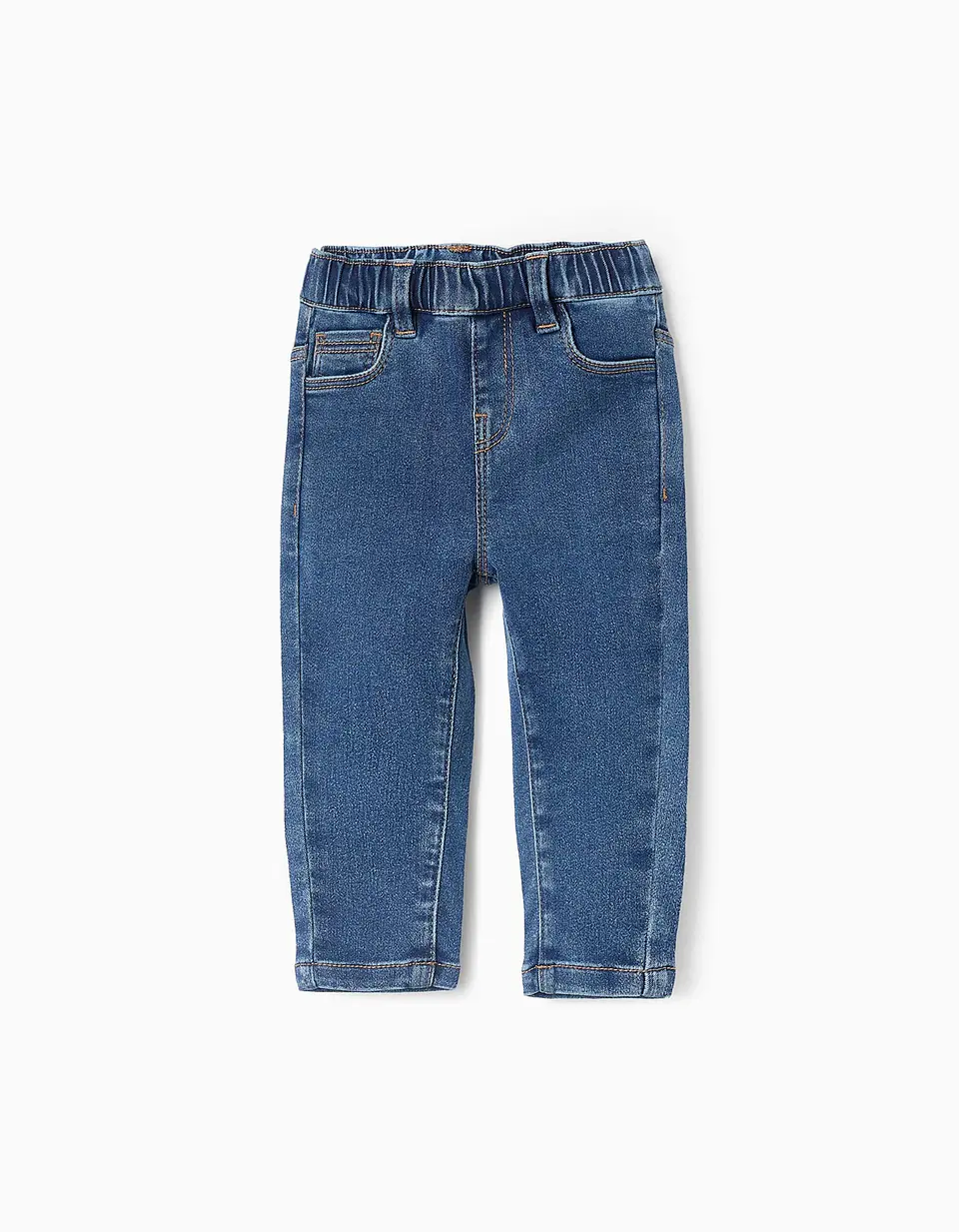 Calças de Ganga para Bebé Menina, Azul 1