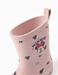 Galochas de borracha com estampado Minnie para bebé menina, rosa-claro - Thumbnail 4