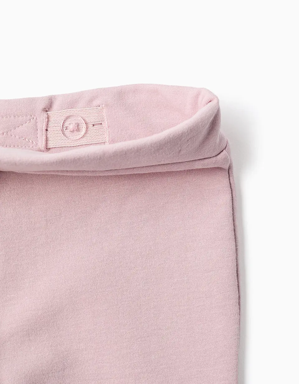 Leggings à boca de sino cardadas para bebé menina, lilás 3