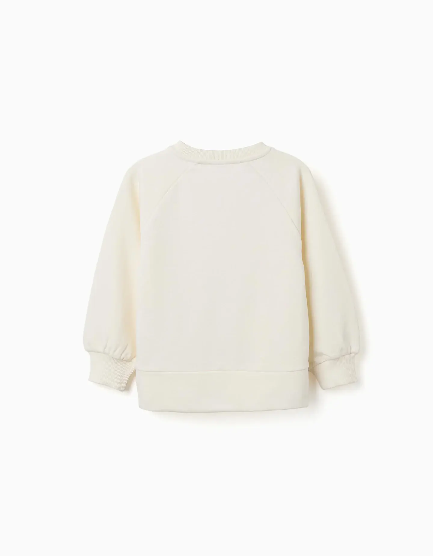 Sweat com estampado em relevo Arts para menina, branco/rosa 2