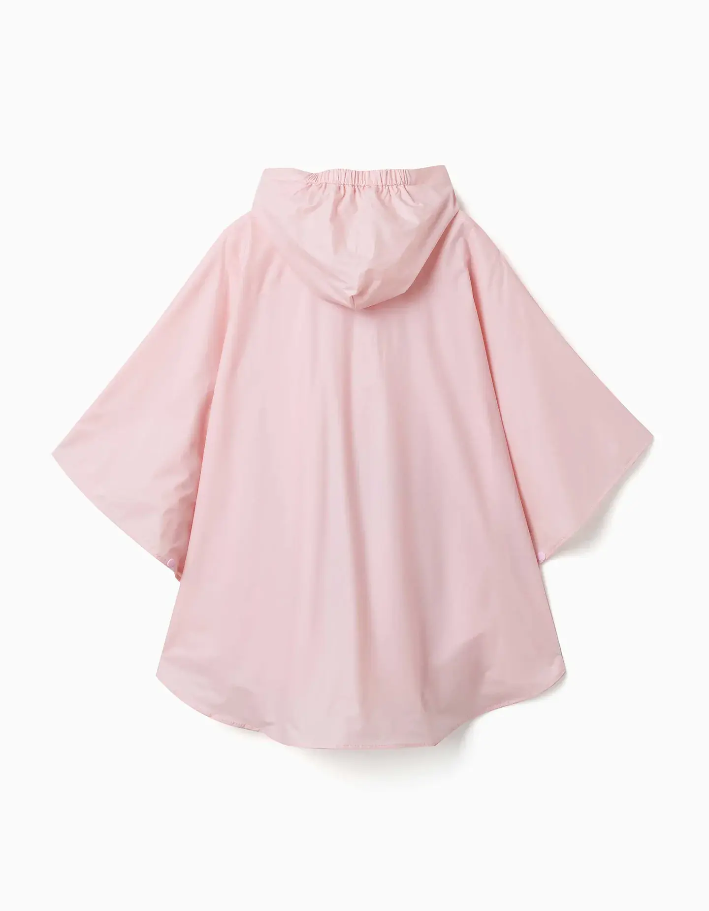 Poncho de chuva com capuz e estampado Stitch para bebé e menina, rosa 2