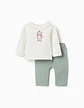 DISNEY JOGGING SET BRUSHED - WHITE - Thumbnail 1