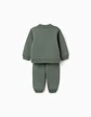 SET HOODIE PANTS BRUSHED - DARK GREEN - Thumbnail 2