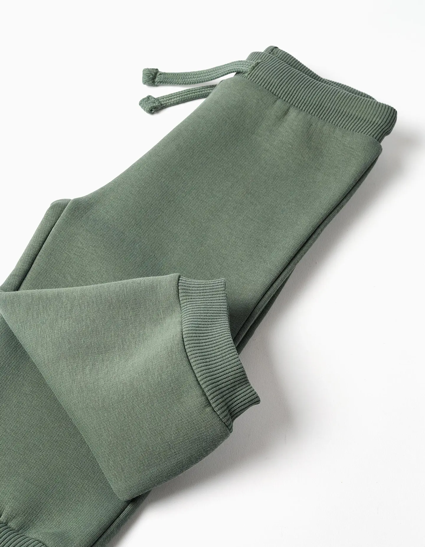 SET HOODIE PANTS BRUSHED - DARK GREEN 4