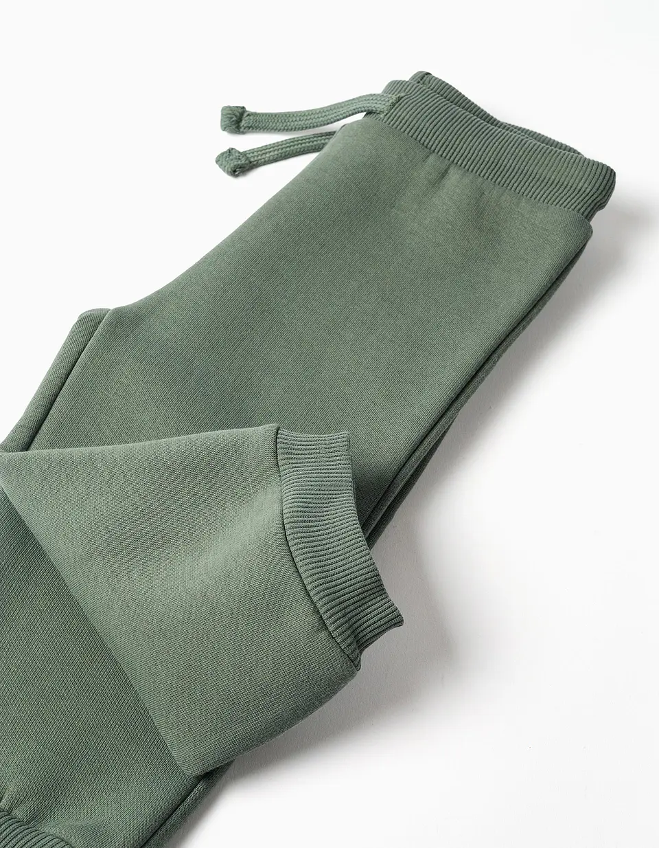 SET HOODIE PANTS BRUSHED - DARK GREEN 4