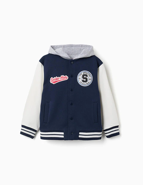  JACKET FLEECE BRUSHED - DARK BLUE