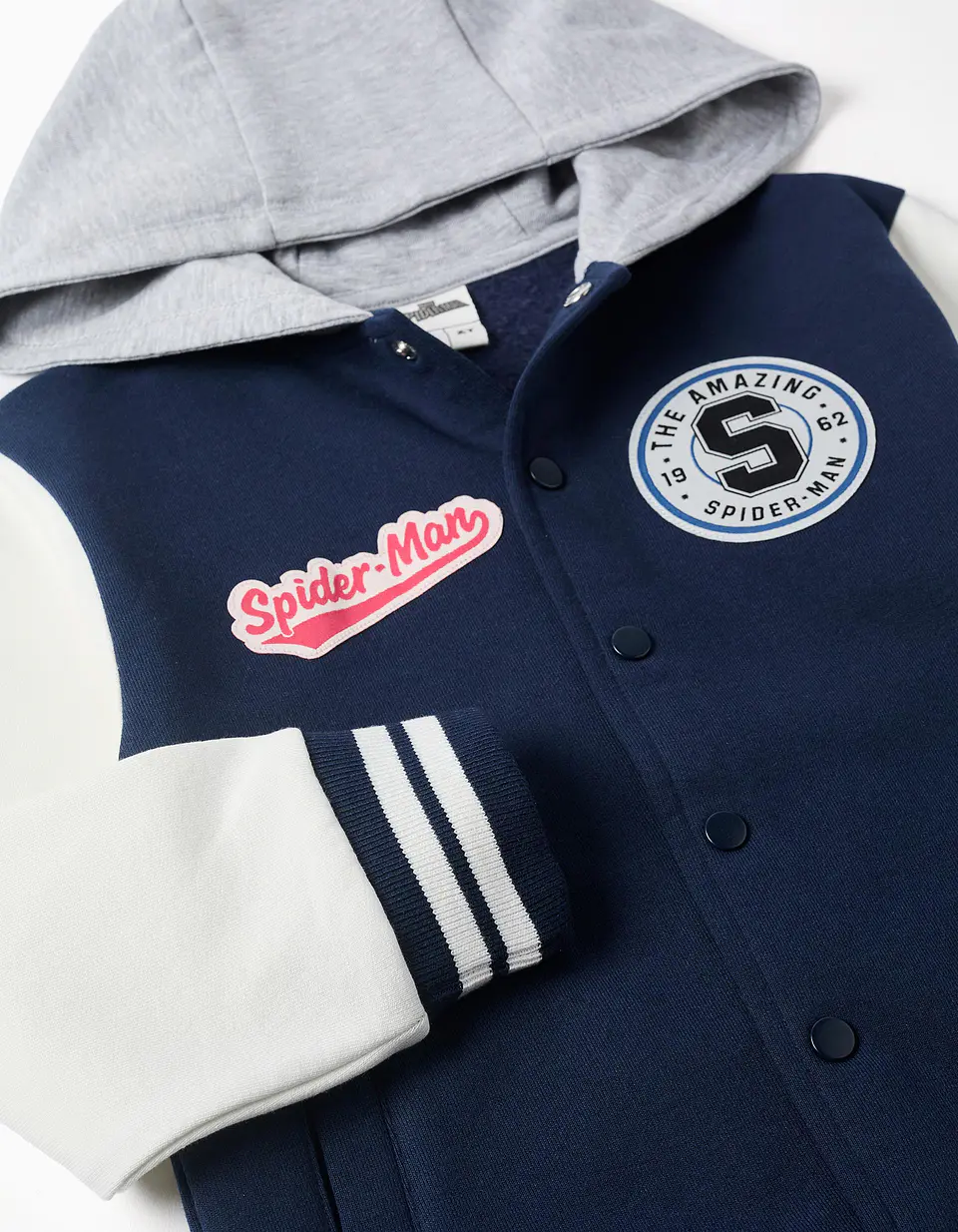  JACKET FLEECE BRUSHED - DARK BLUE 3