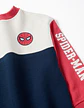 SM SWEATSHIRT UNBRUSHED - DARK BLUE - Thumbnail 4
