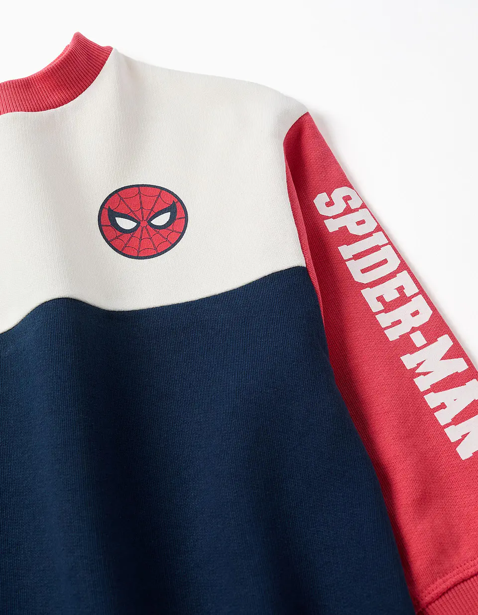 SM SWEATSHIRT UNBRUSHED - DARK BLUE 4