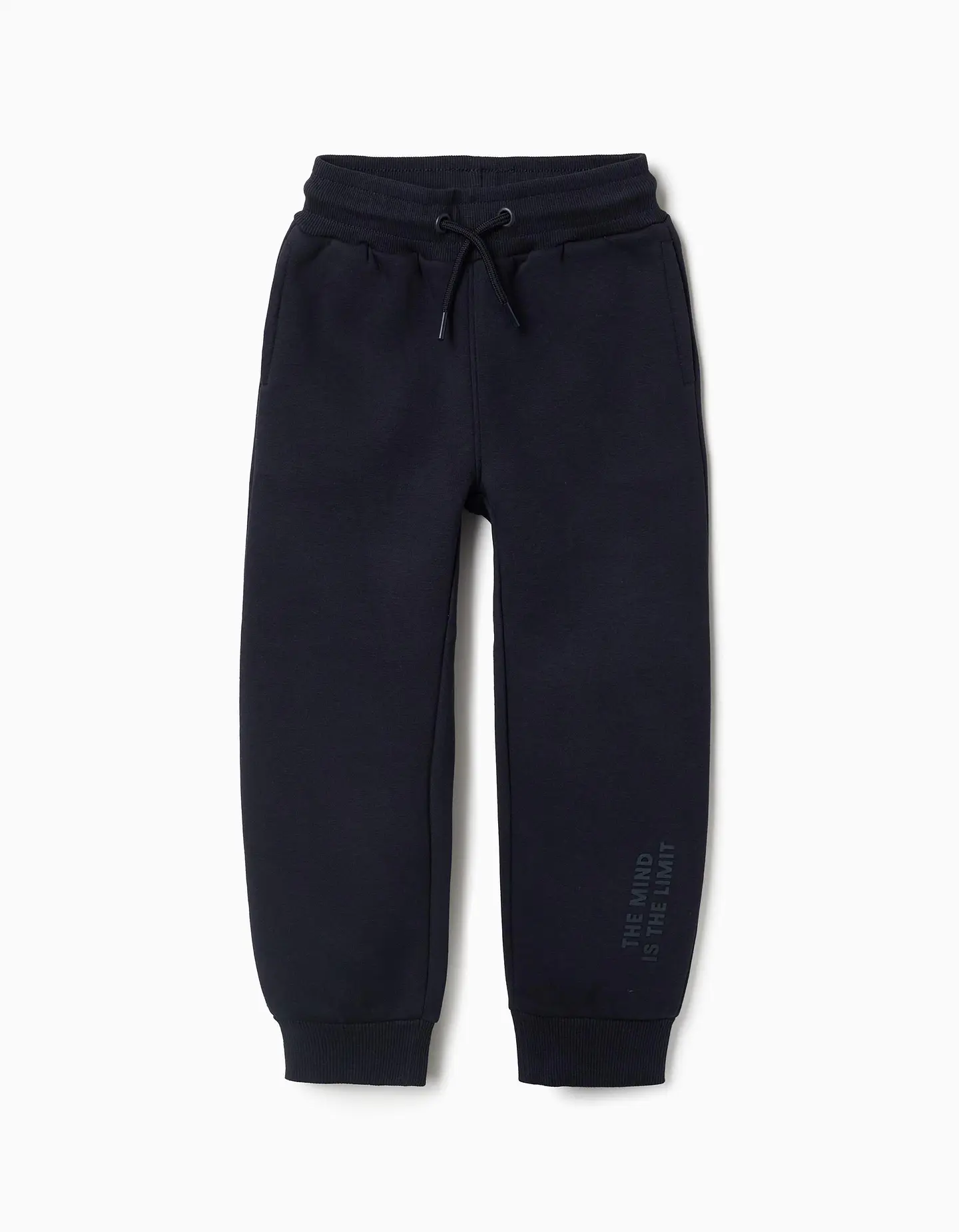 PANTS FLEECE BRUSHED - DARK BLUE 1