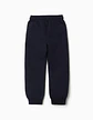 PANTS FLEECE BRUSHED - DARK BLUE - Thumbnail 2