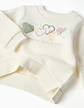 SET SWEAT PANTS FL BRUSHED - WHITE - Thumbnail 3