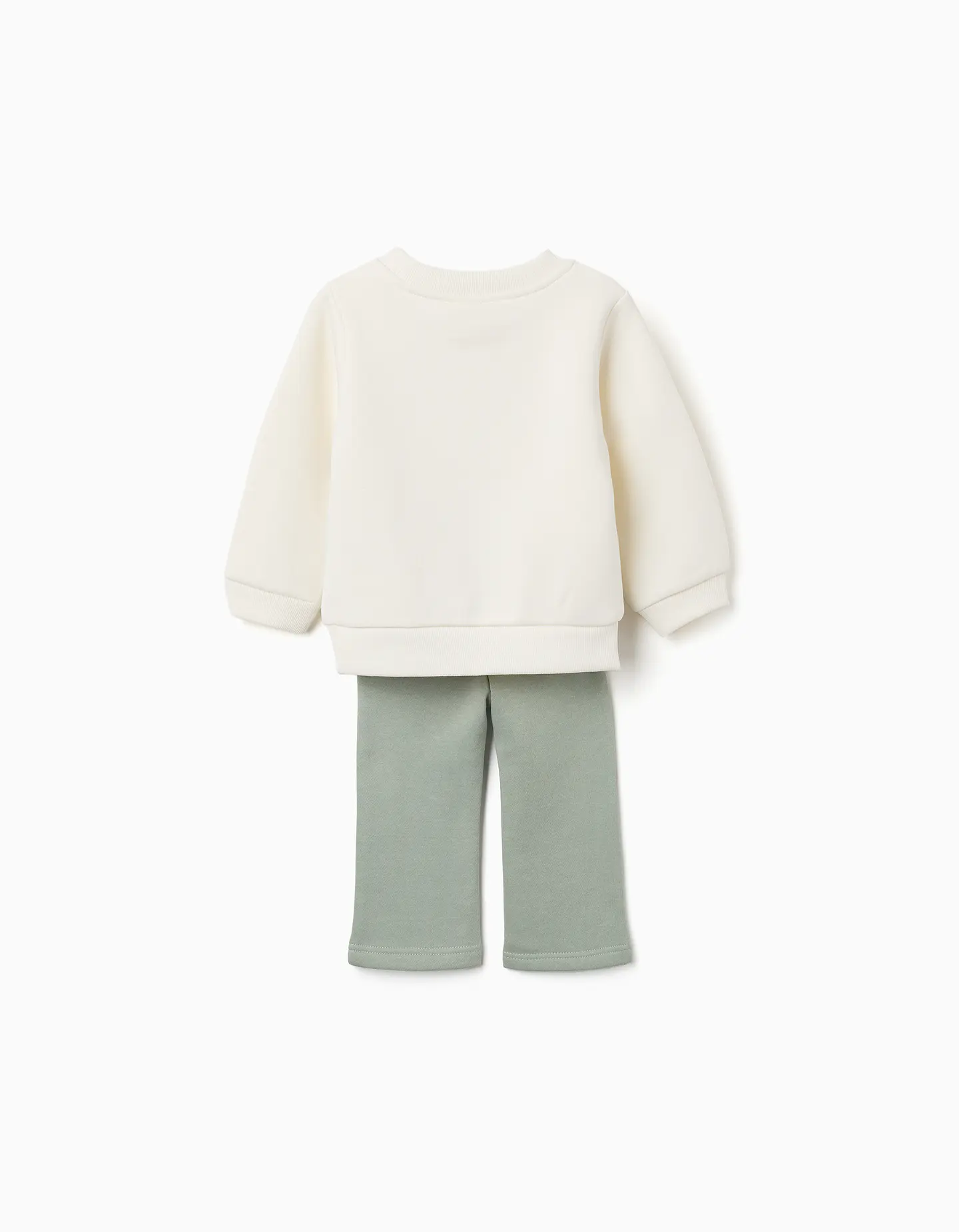 SET SWEAT PANTS FL BRUSHED - WHITE 2