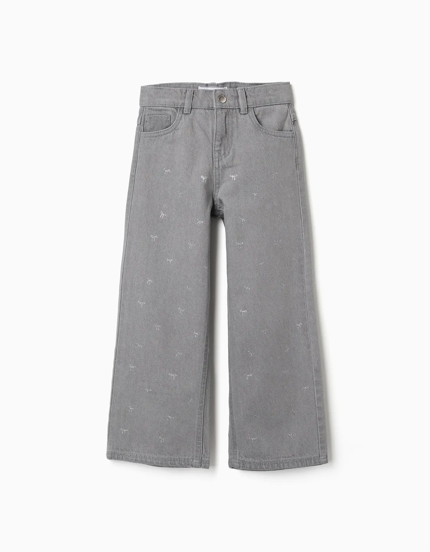  PANTS DENIM GLITTER - LIGHT GREY 1