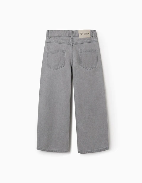  PANTS DENIM GLITTER - LIGHT GREY