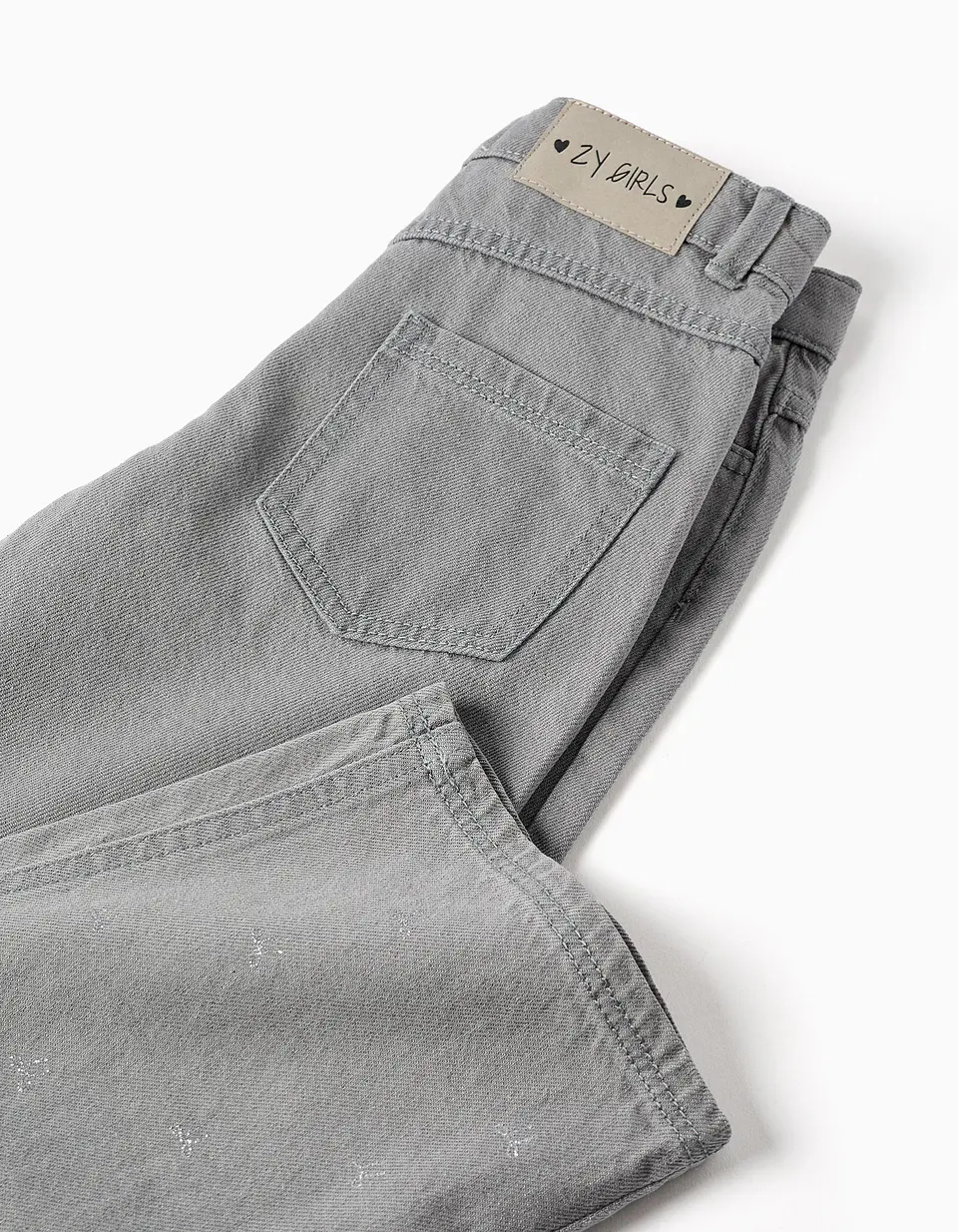  PANTS DENIM GLITTER - LIGHT GREY 4