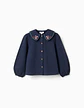  SHIRT LS COTTON - DARK BLUE - Thumbnail 1