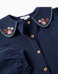  SHIRT LS COTTON - DARK BLUE - Thumbnail 3