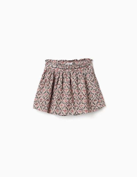 SHORTS AOP CORDUROY - LIGHT BEIGE