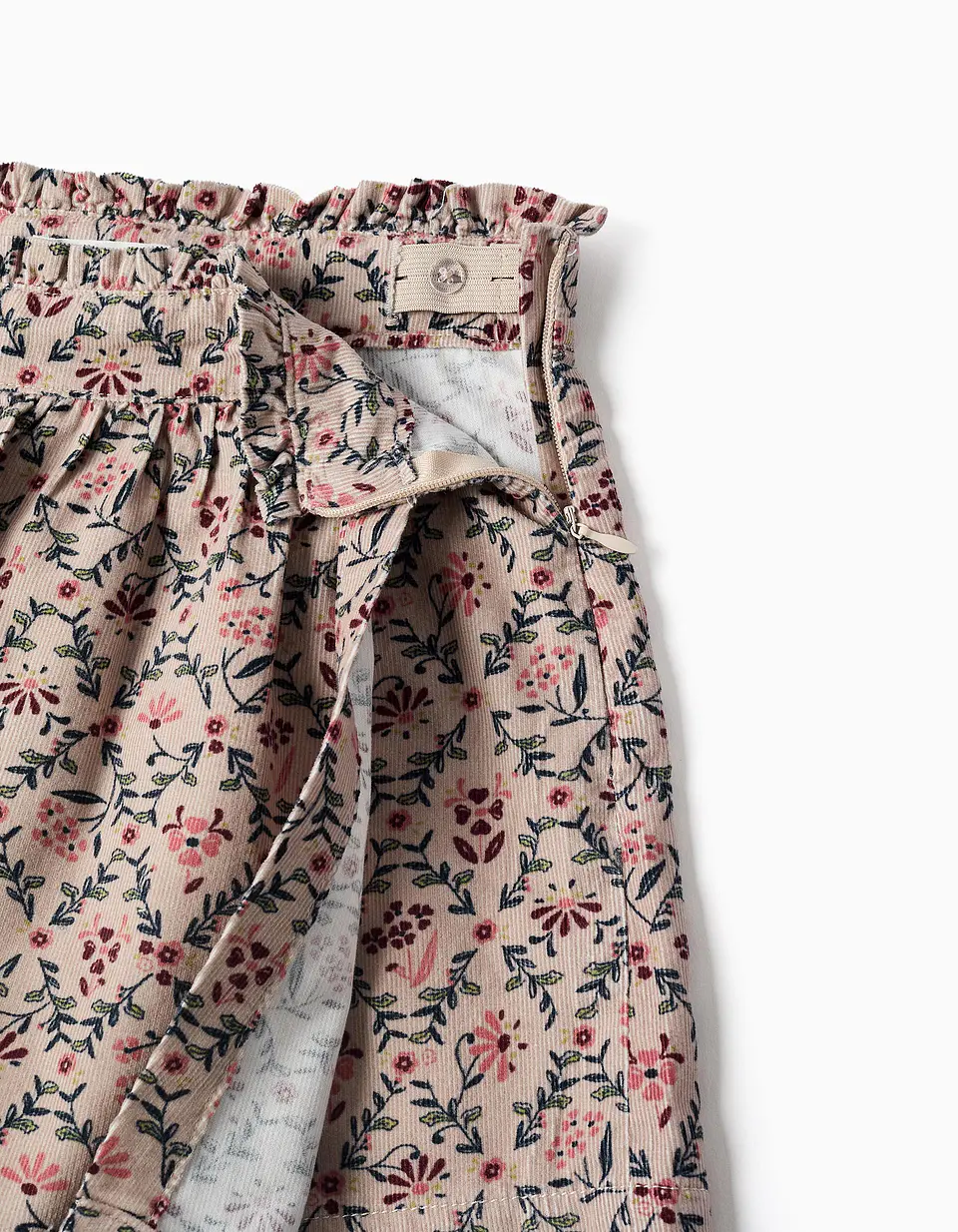 SHORTS AOP CORDUROY - LIGHT BEIGE 3
