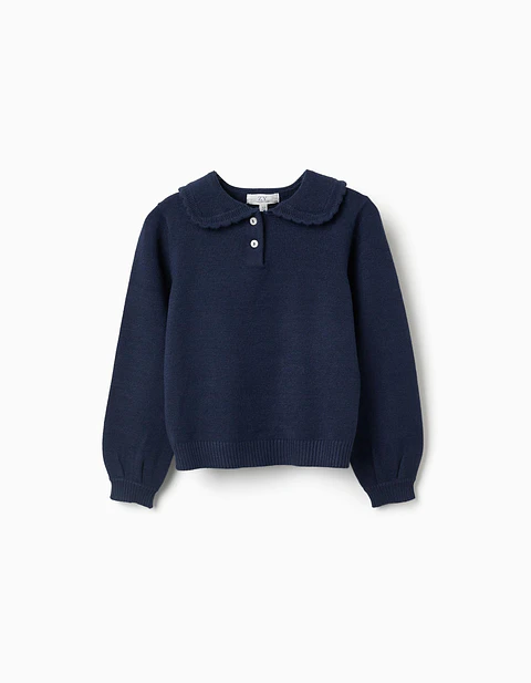 SWEATER KNIT BEST - DARK BLUE 