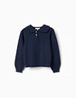 SWEATER KNIT BEST - DARK BLUE  - Thumbnail 1