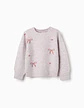  Knit Sweater - LIGHT PINK - Thumbnail 1