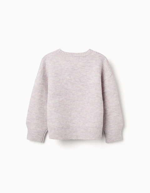  Knit Sweater - LIGHT PINK