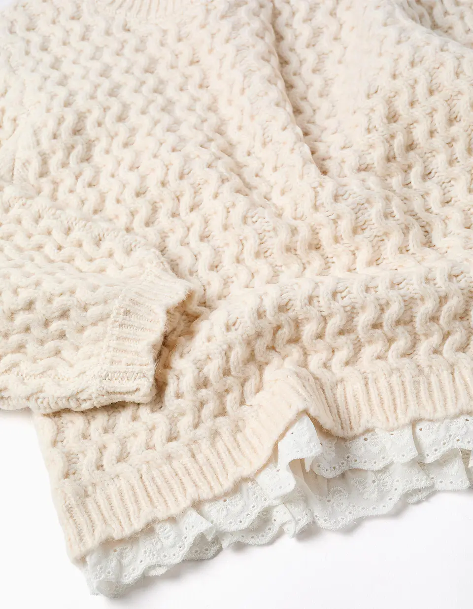 SWEAT KNIT - LIGHT BEIGE 3