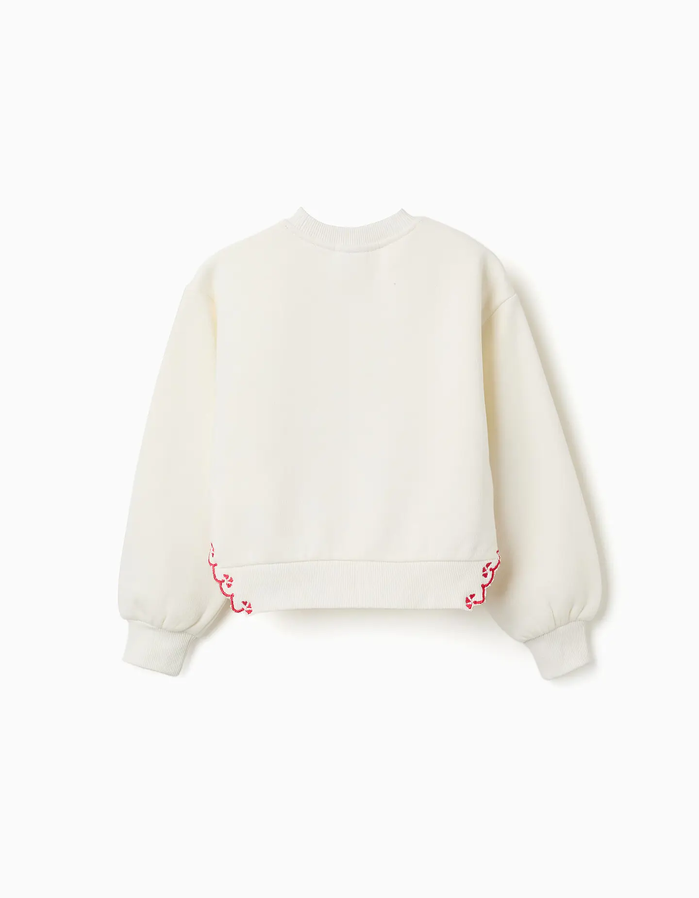 SWEAT FLEECE BRUSHED - WHITE 2