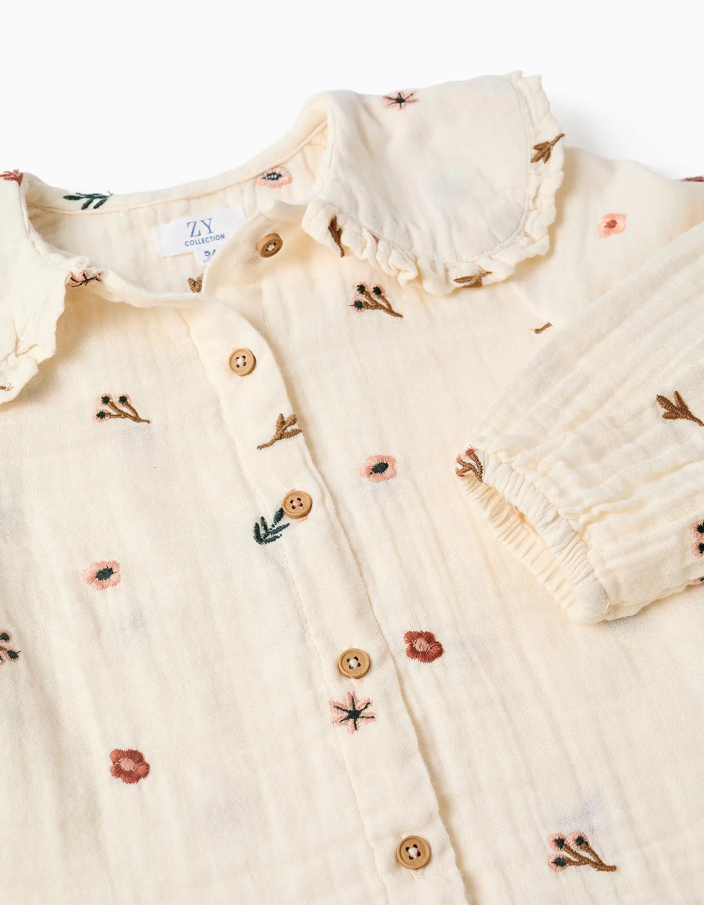 BLOUSE LS COTTON - WHITE 3