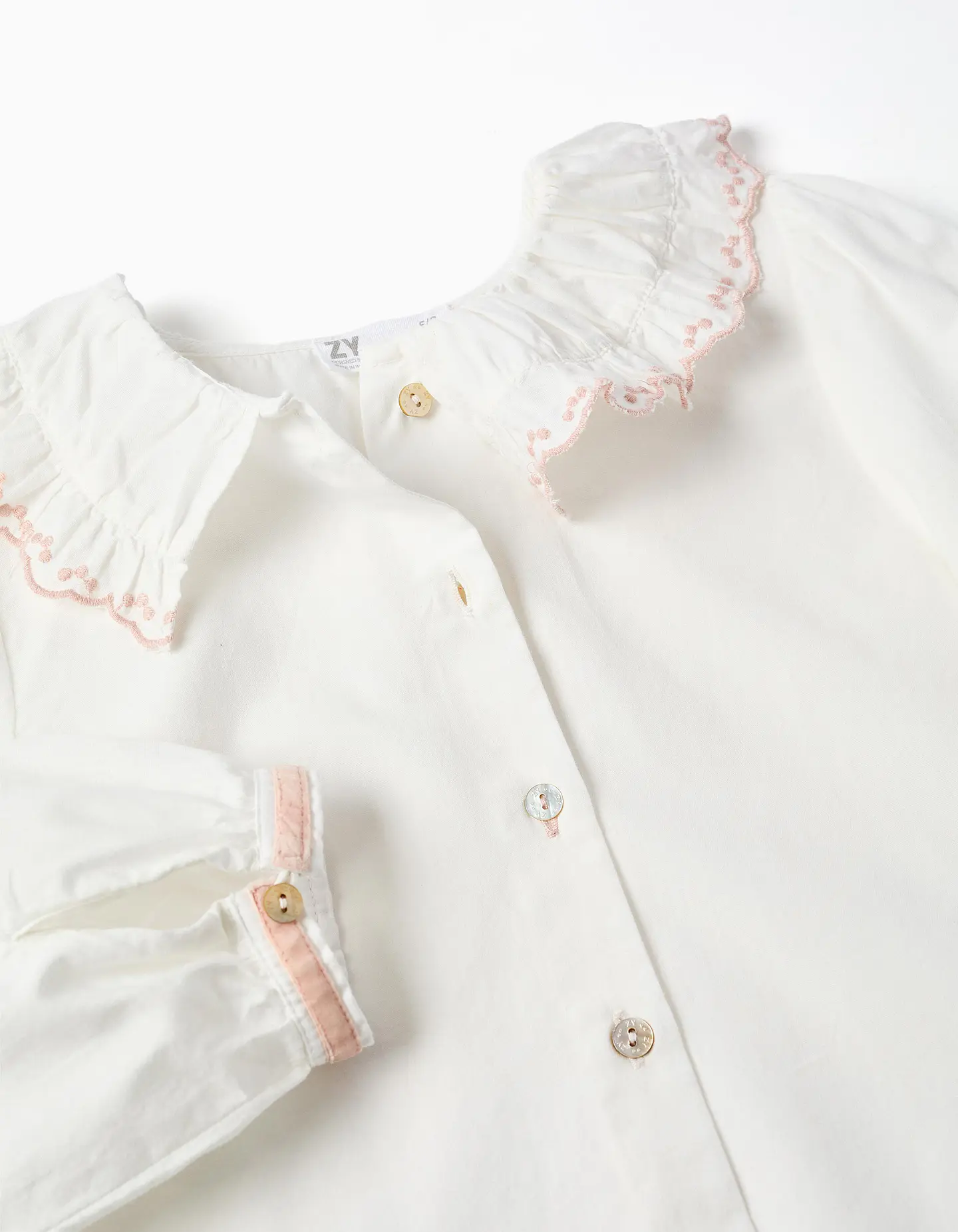 LS SHIRT POPLIN - WHITE 3