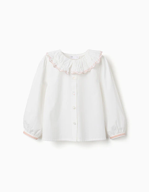  LS SHIRT POPLIN - WHITE