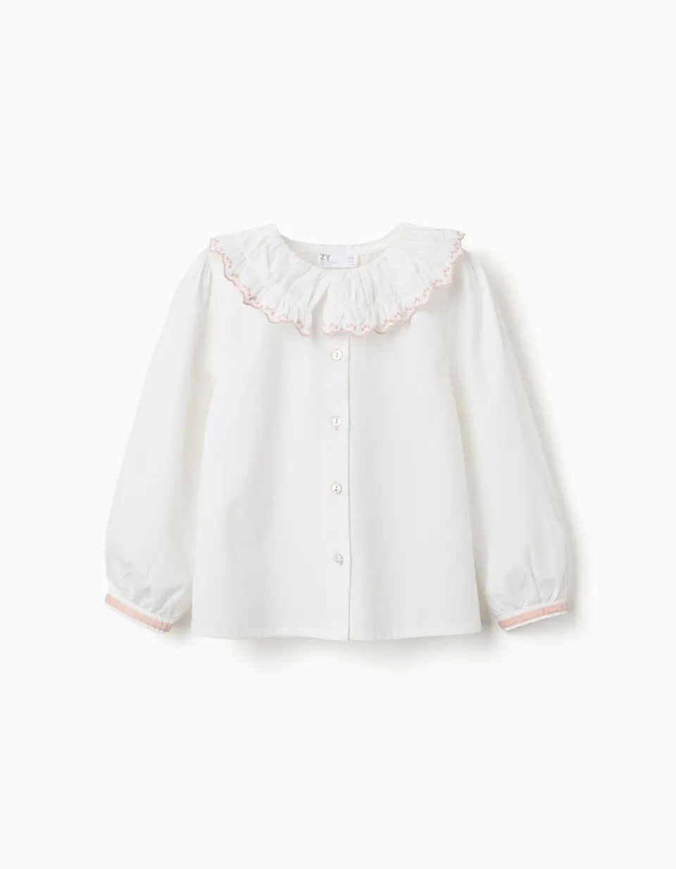  LS SHIRT POPLIN - WHITE 1