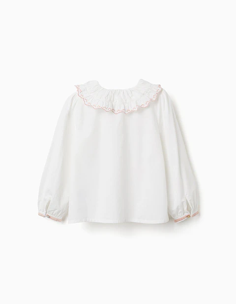  LS SHIRT POPLIN - WHITE