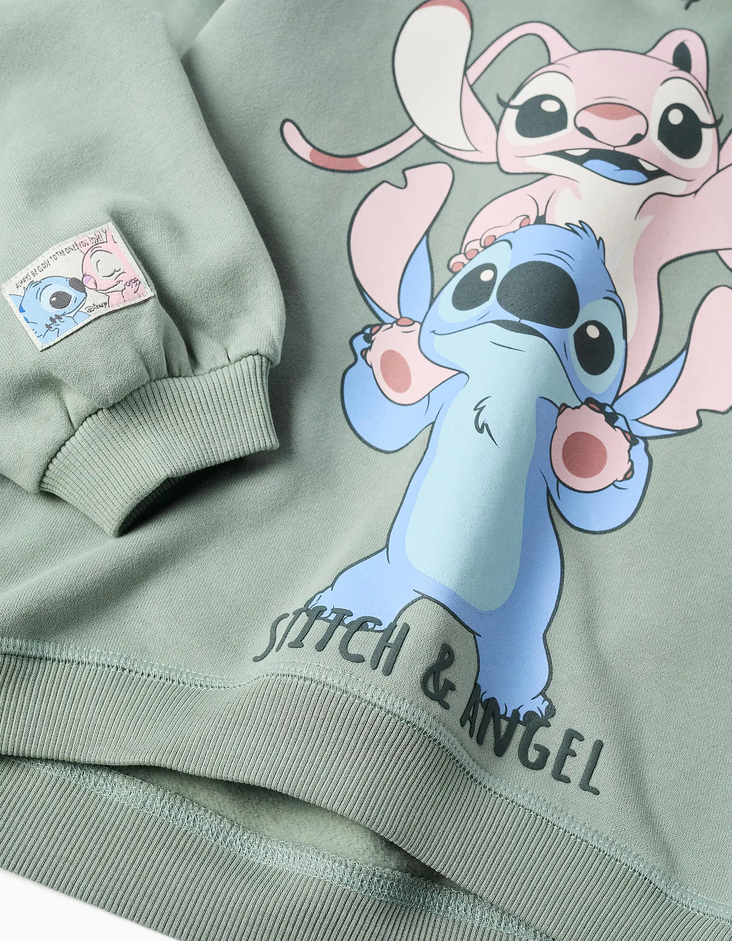 DIS SWEATSHIRT BRUSHED - GREEN 4