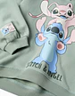 DIS SWEATSHIRT BRUSHED - GREEN - Thumbnail 4