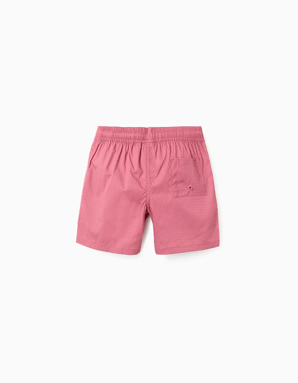 Calções de banho com cordão e bolso para menino, rosa-escuro 2