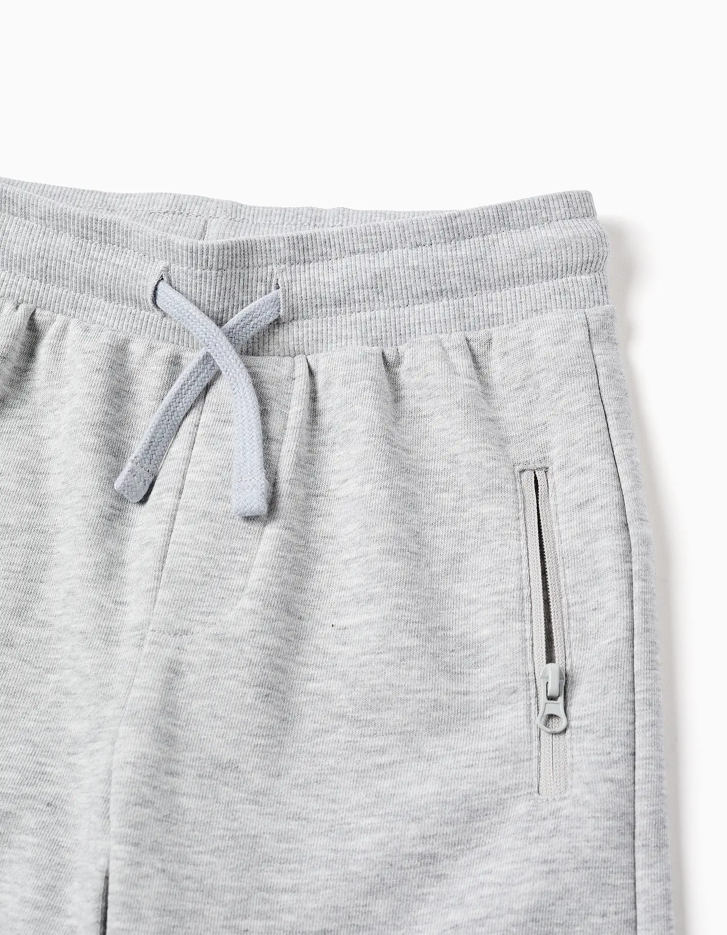 SHORTS FLEECE Cinza 3