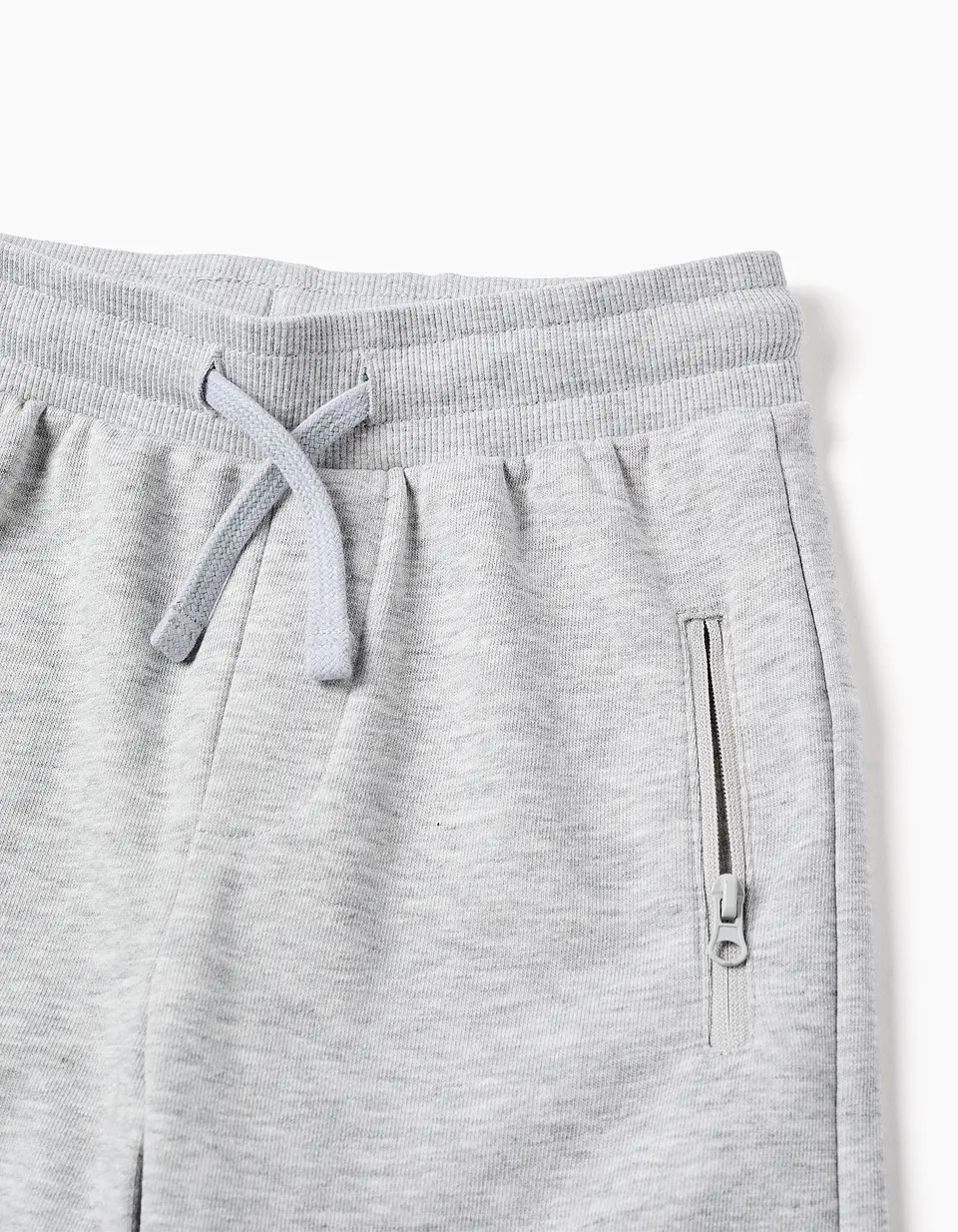 SHORTS FLEECE Cinza 3
