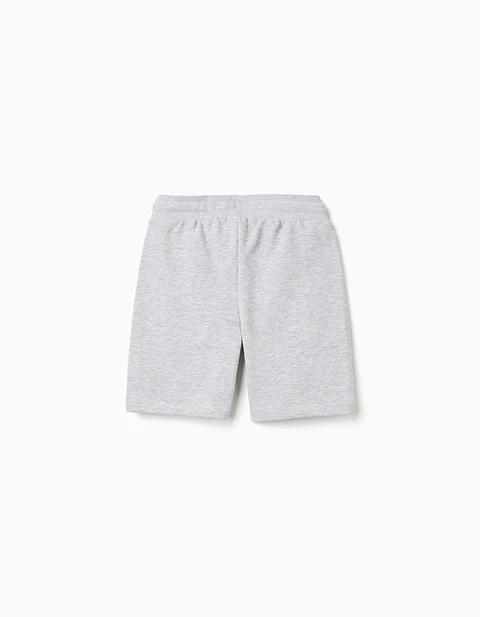 SHORTS FLEECE Cinza