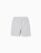 SHORTS FLEECE Cinza - Thumbnail 2