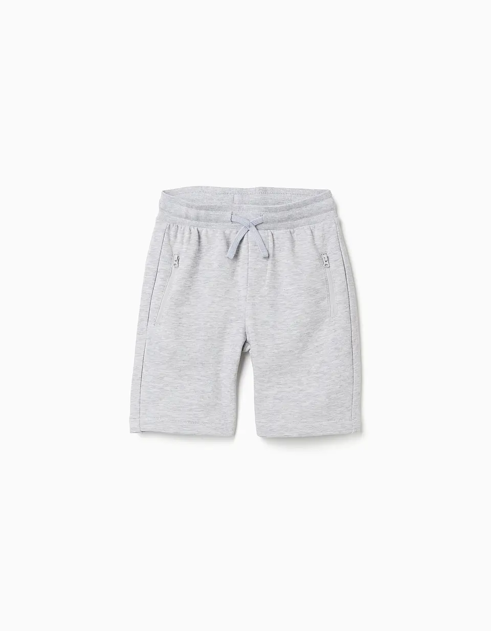 SHORTS FLEECE Cinza 1