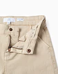 CHINO SHORTS TWILL Bege - Thumbnail 3