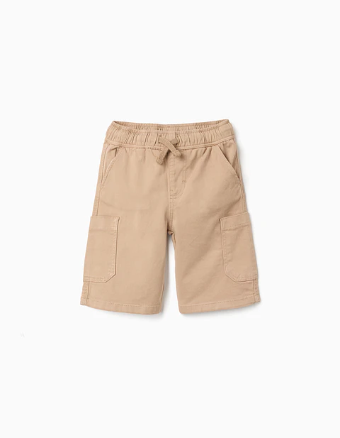 SHORTS TWILL Bege
