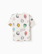 SM SS TSHIRT JERSEY, Bege - Thumbnail 2