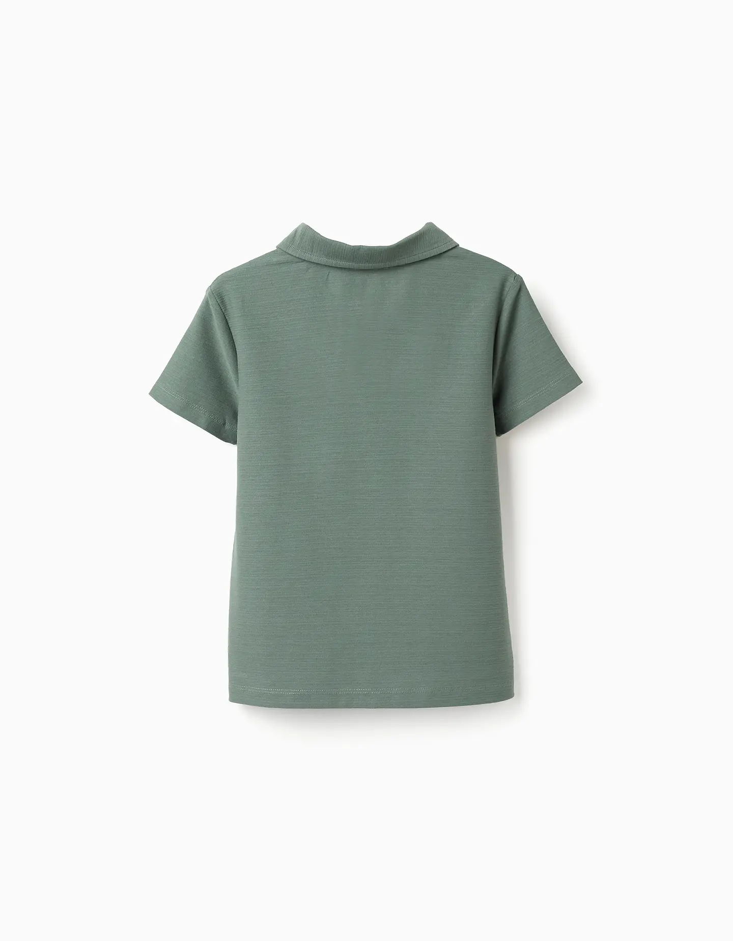 SS SHIRT JACQUARD Verde Escuro 2
